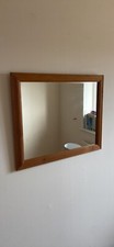 Pine bevelled mirror