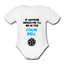 CITY MAN STADIUM 2 Babygrow Baby vest grow bodysuit Cute Football MANCHESTER