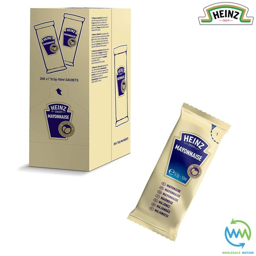 Heinz mayonnaise sachets - heinz, 9.5g