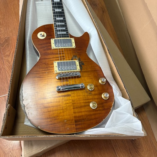 Aged style electric guitar - aged,
