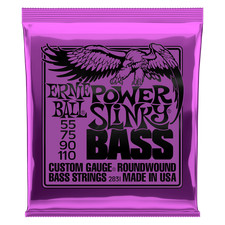 Ernie Ball Power Slinky Nickel Wound Electric Bass Strings (55-110)