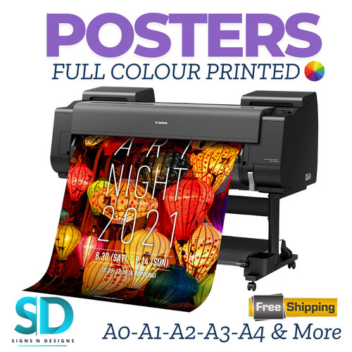 Poster printing gloss satin - poster, or