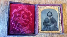 1850'S ANTIQUE CASED TINTED