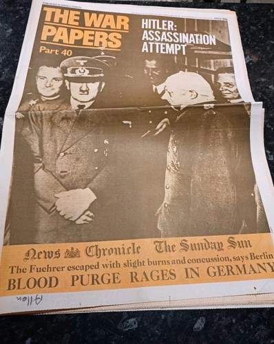 The war papers ww2 newspaper - war,