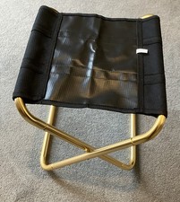 Lightweight Aluminium Small Portable Seat with carrying bag. Lesfit. Perfect.