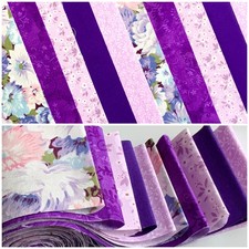 10 100% cotton fabric strips