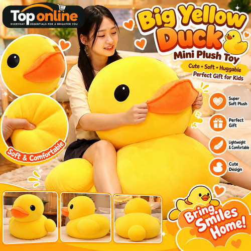 Big yellow duck mini - big, plush