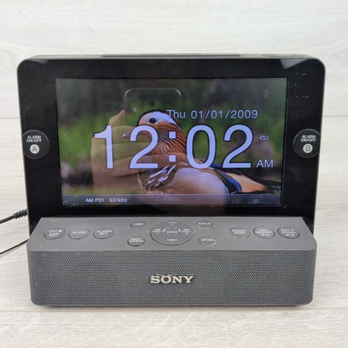 Sony icf cl75ip alarm - icf-cl75ip, clock