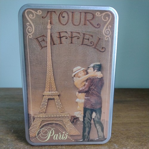 Tin vintage retro style - style, french