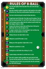 Laminated Rules of 8 Ball Pool