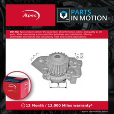 Water Pump fits CITROEN BX 1.9D 83 to 94 Coolant 120139 120163 1611897280 Apec
