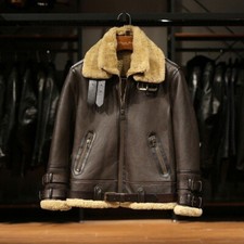 WW2 100% sheepskin B3 Mens RAF