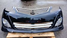 GENUINE 2009-2013 TOYOTA ESTIMA -FRONT BLACK BUMPER WITH FOG LIGHTS & MAIN GRIL