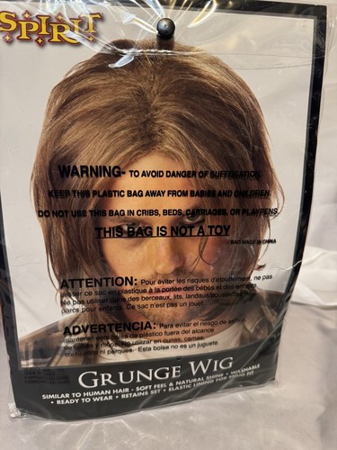 Spirit halloween grunge wig - spirit,
