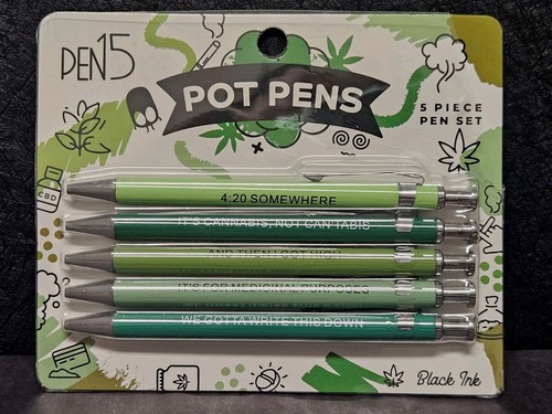 Novelty stoner pot pens - stoner,