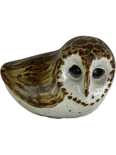 Vintage stoneware barn owl - barn,