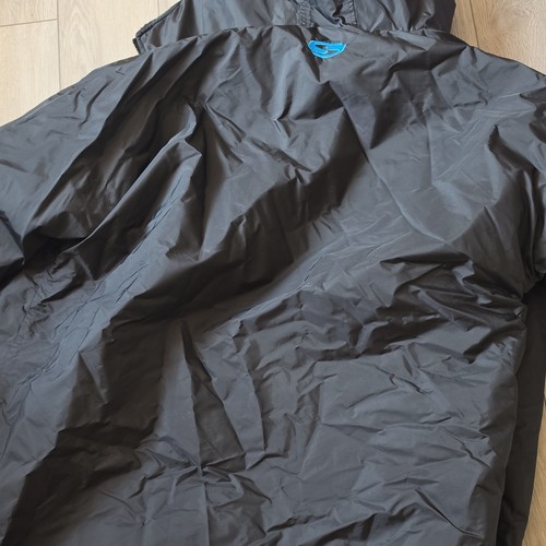 Men black hooded - black, zip