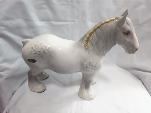 Beswick shire horse dapple - horse, in