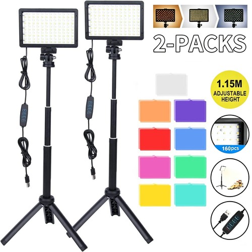 2pcs led video - 2pcs, stand