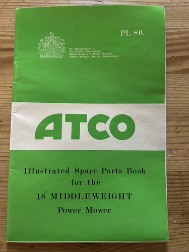 Pl80 atco illustrated parts - pl80.,