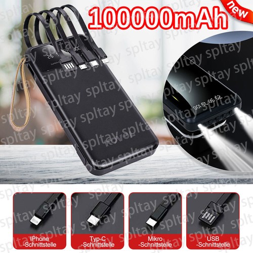100000mah power bank 2 led - power,