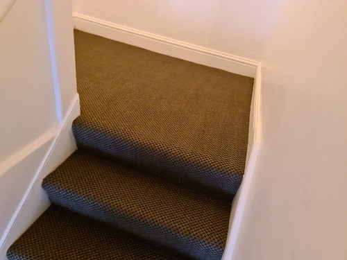 Sisal carpet black - black, natural
