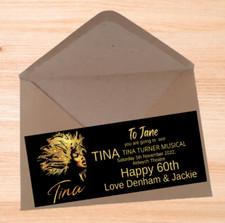 TINA THE MUSICAL  Personalised