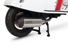 Royal Alloy GP 125 AC (2017-2021) SCORPION Performance Exhaust Brushed Stainless