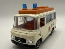 Guisval Mercedes Benz  Ambulance Vintage Toy Van Made In Spain Diecast Model