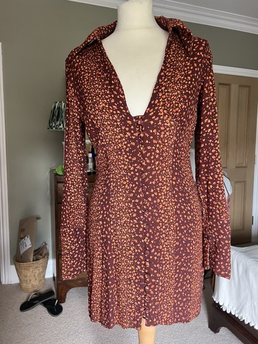 Rixo dress m - uk,