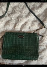 Paul’s Boutique Dark Green Crocodile Bag