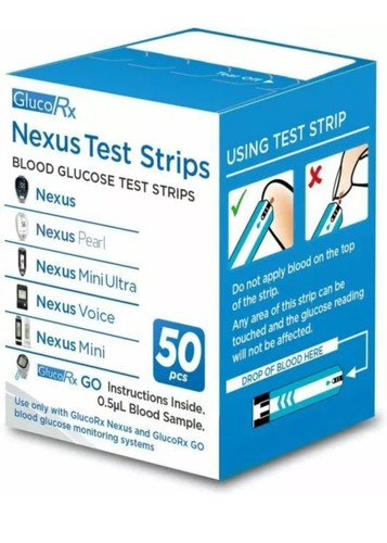 Glucorx nexus test strips - glucorx,