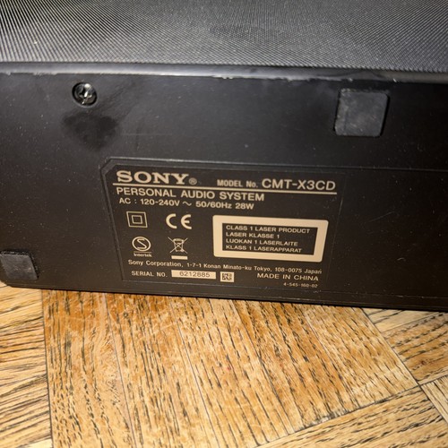 Sony cmt x3cd - bluetooth, cd