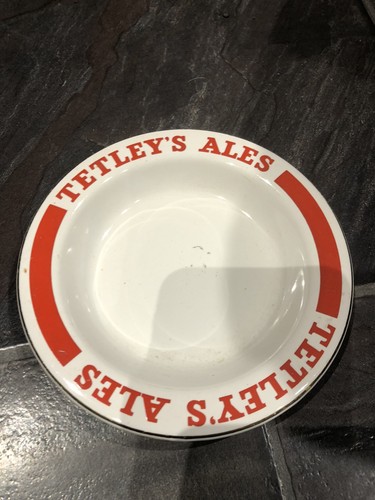 Tetleys ales vintage ashtray - ales,