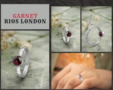 Hammered 925 Sterling Silver