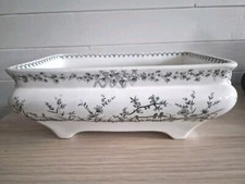 RIDGWAYS Antique Victorian Tureen Serving Dish c1886 12.5x6.5 x4” Staffordshire