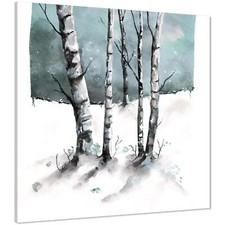 Birch Trees Canvas Art