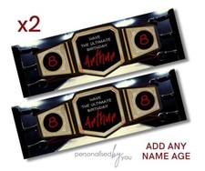 2 x Personalised WRESTLING