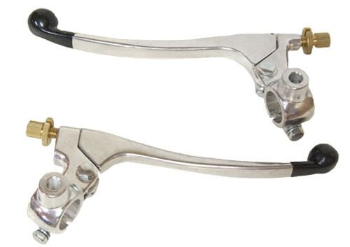 Clutch and brake lever set - and,