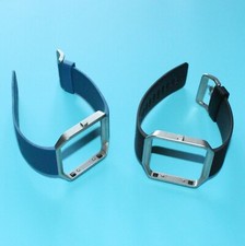 Genuine Fitbit Blaze Band Strap & Frame - Small - Black & Blue