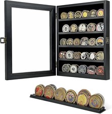 Lockable Military Coin Display