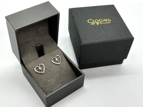 Pair clogau sterling silver - pair,