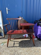 Mahogany Gossip Bench
