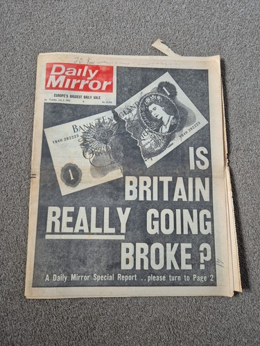 Daily mirror july - mirror, 1974