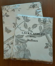 LAURA ASHLEY Summer Palace Printed Dove Grey Single Duvet Cover + 1 Pillowcase