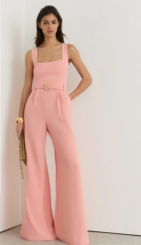 Reiss pink dia - reiss, belted