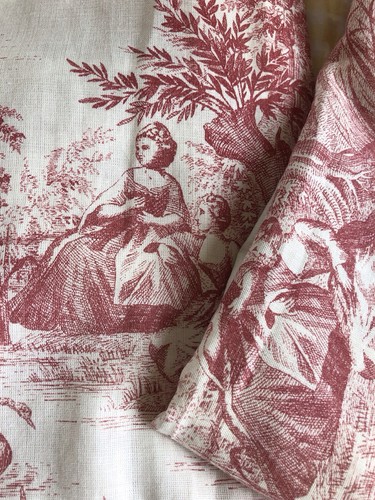 Semi sheer toile pair - sheer,