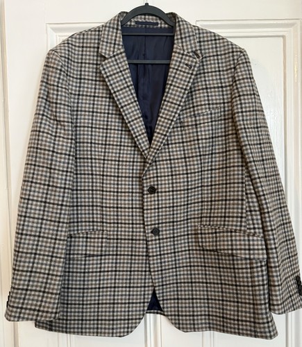 Men wool tweed grey - m&s,