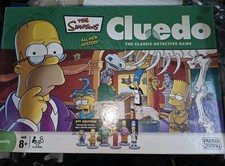 369. Cluedo The Simpsons Board Game  3rd Edition Hasbro Gaming Colour 3d Pieces 