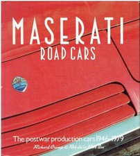 MASERATI INCL 3500GT GHIBLI BORA MERAK KHAMSIN (1946-79) PRODUCTION HISTORY BOOK